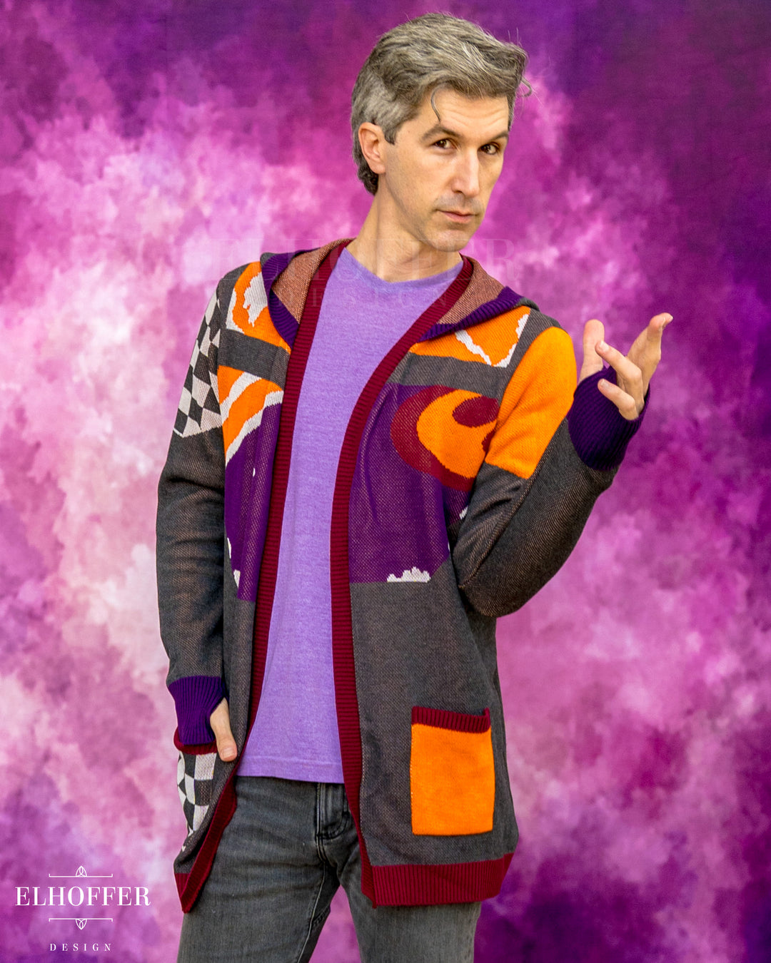 Galactic Artist Longline Cardigan