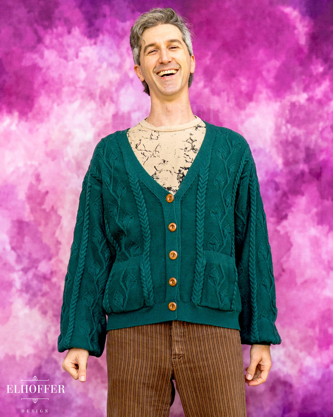 Elevensies Oversize Cardi - Fangorn Green