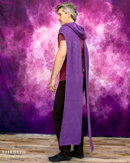 Sacred Princess Knit Wrap Cape - Conjurer Purple