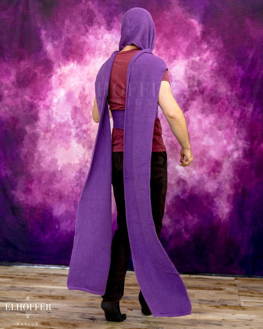 Sacred Princess Knit Wrap Cape - Conjurer Purple
