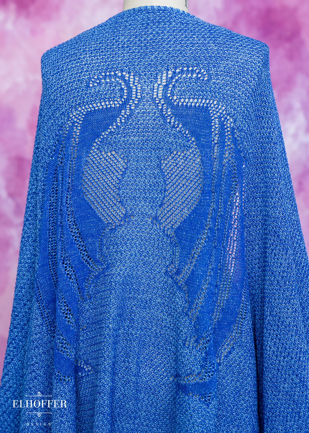 Fae of Night & Stars Knit Robe - Icy Blue