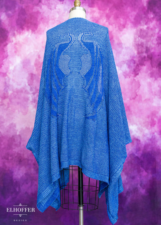 Fae of Night & Stars Knit Robe - Icy Blue