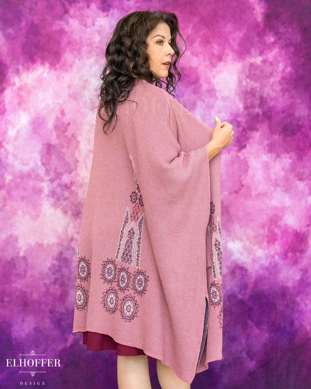 Galactic Princess in the Clouds Robe - Dusty Pink