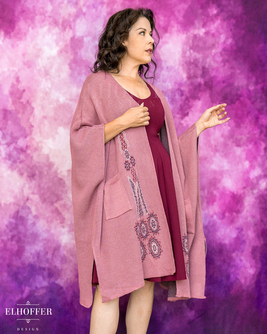 Galactic Princess in the Clouds Robe - Dusty Pink