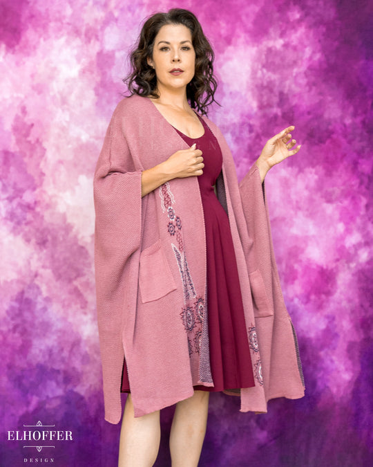 Galactic Princess in the Clouds Robe - Dusty Pink