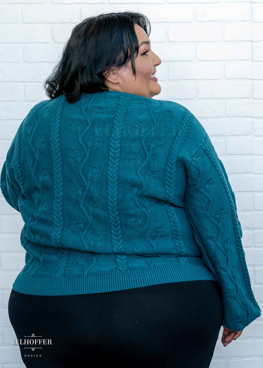 Elevensies Oversize Cardi - Lake Town Teal