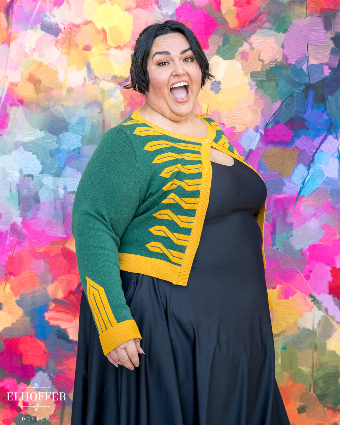 Wizard's Guard Cropped Cardigan