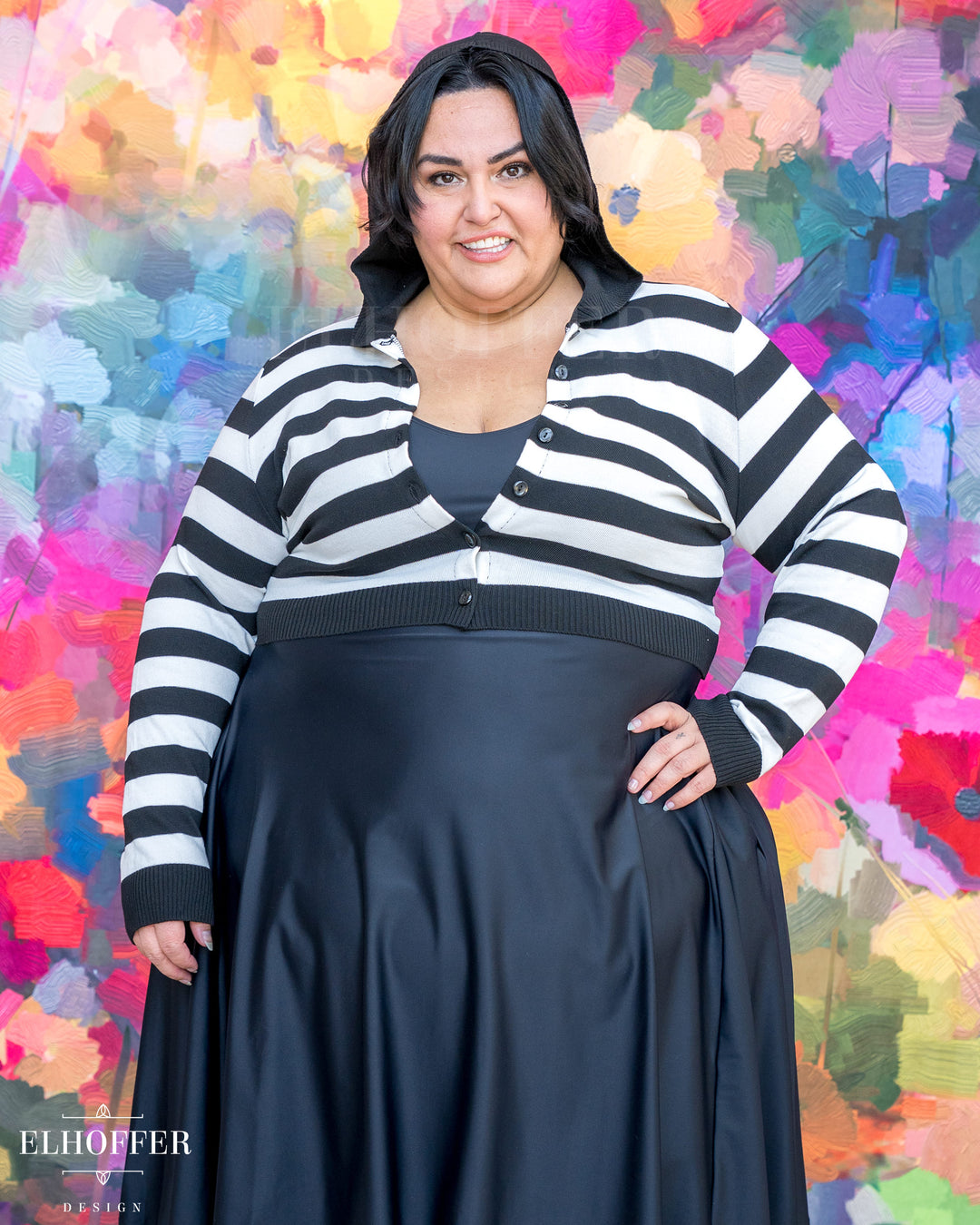 Creepy & Kooky Hooded Cardi