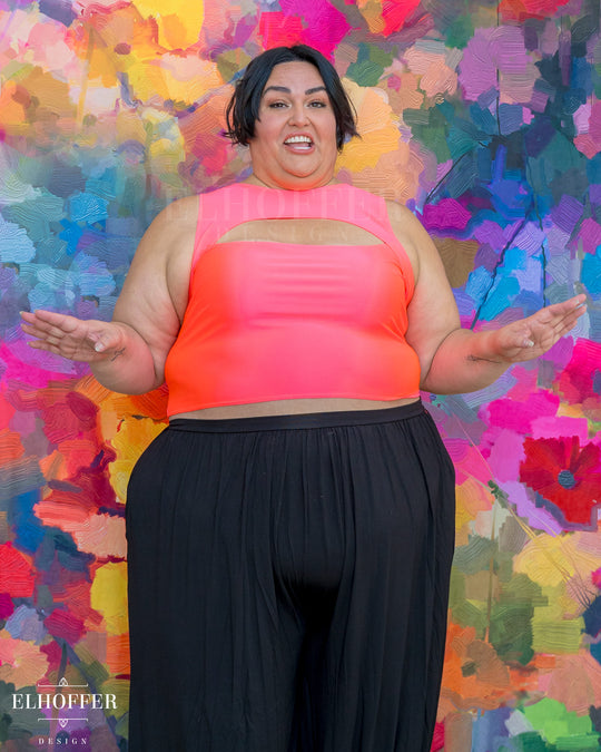 Essential Kara Top - Neon Pink