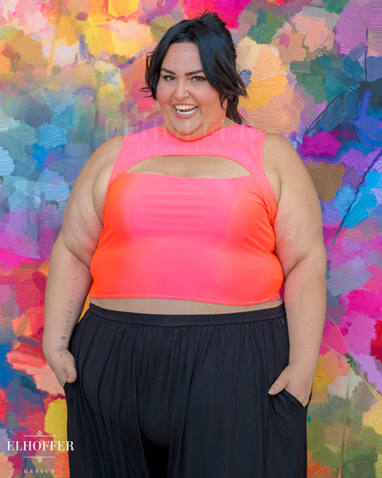 Essential Kara Top - Neon Pink