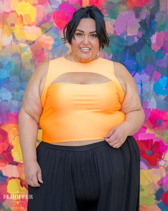 Essential Kara Top - Mango Orange
