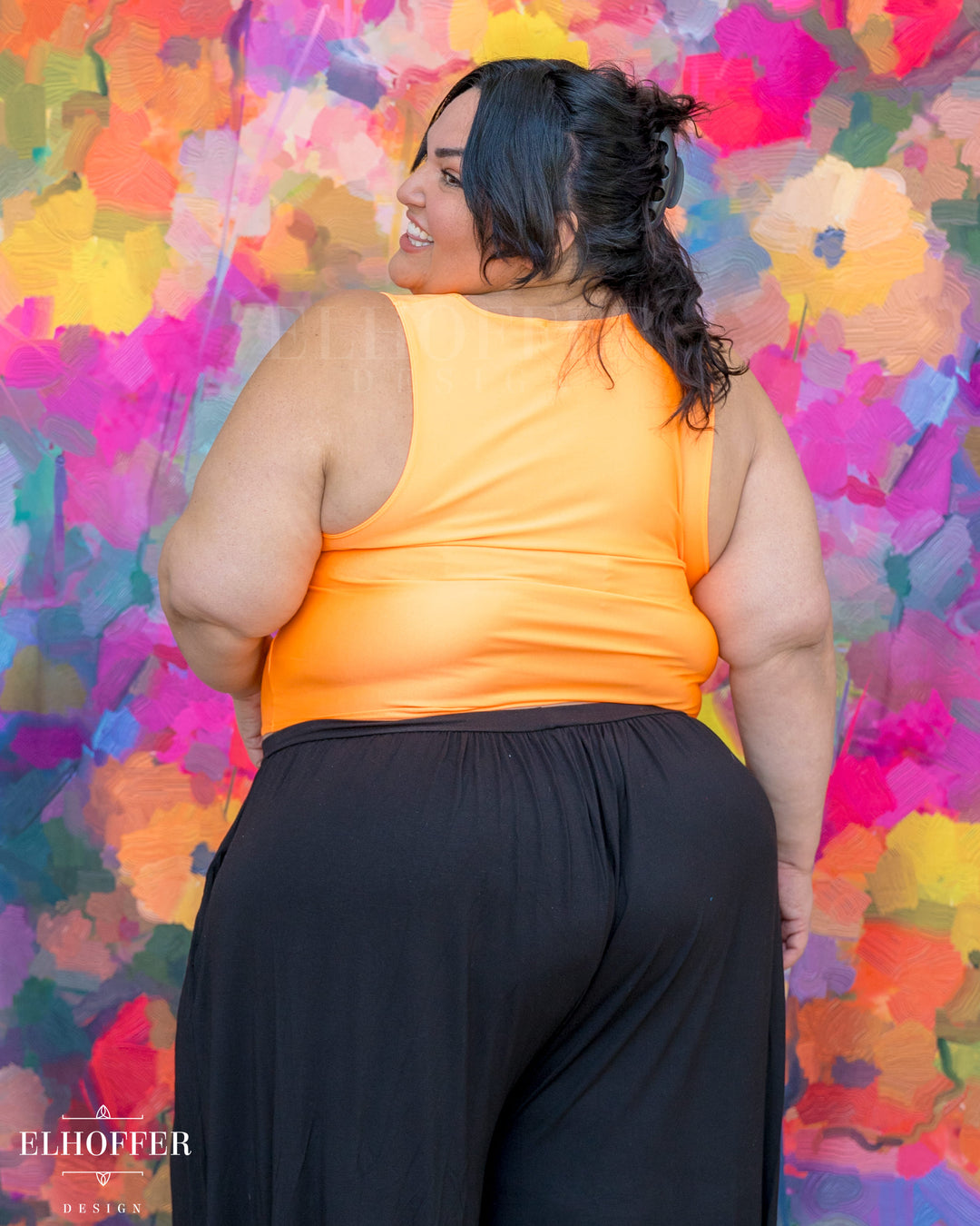 Essential Kara Top - Mango Orange