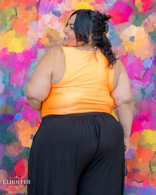 Essential Kara Top - Mango Orange
