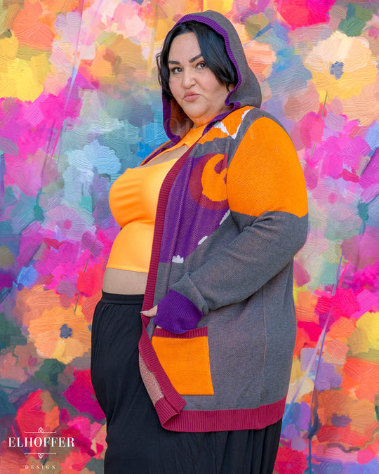 Galactic Artist Longline Cardigan