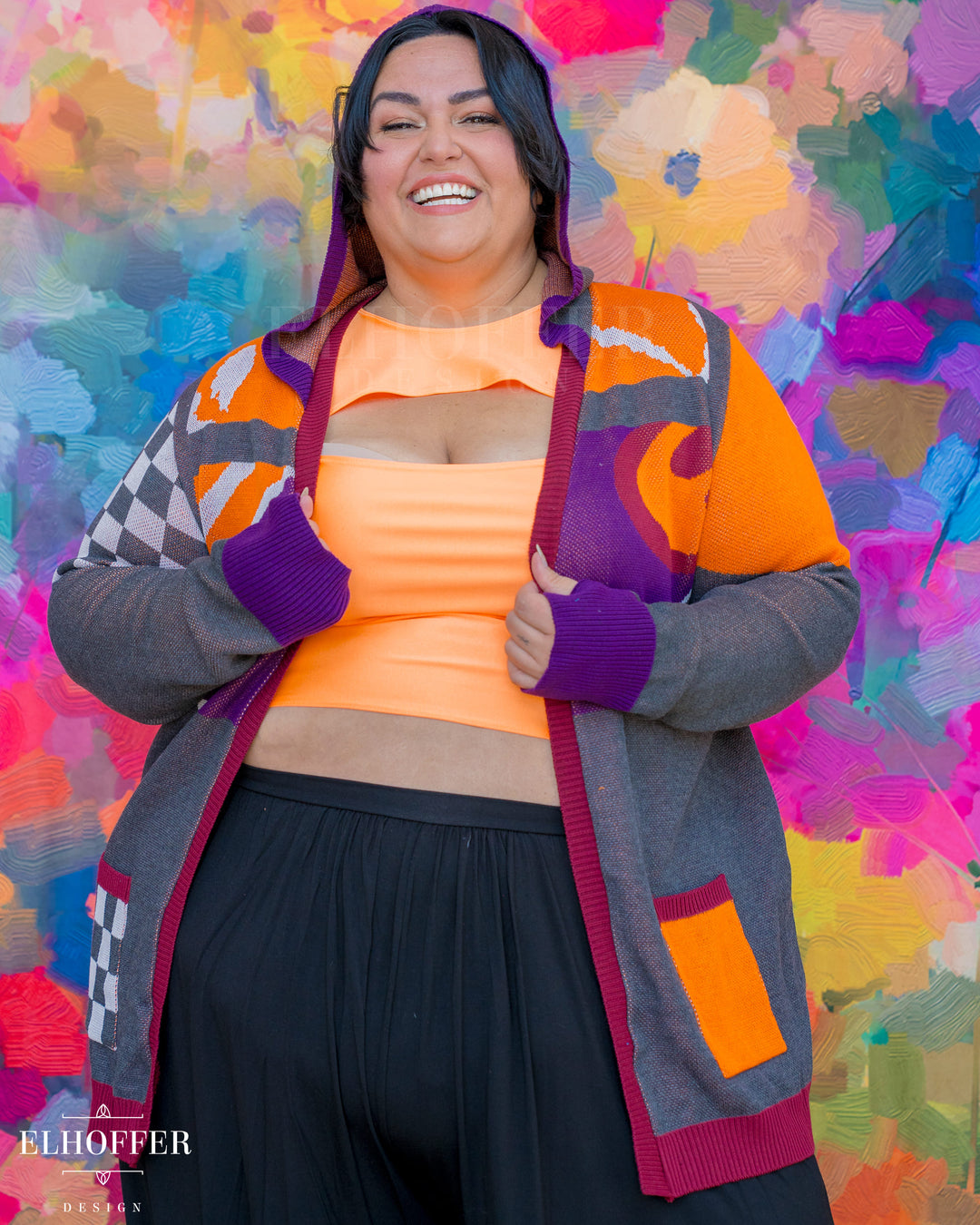 Galactic Artist Longline Cardigan
