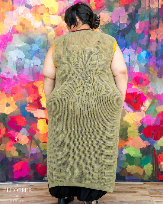 Galactic Hunter Knit Cover Up Sheath