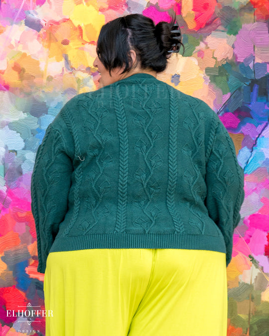 Elevensies Oversize Cardi - Fangorn Green