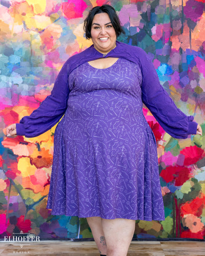 Elevensies Rosie Shrug - Moonrise Purple