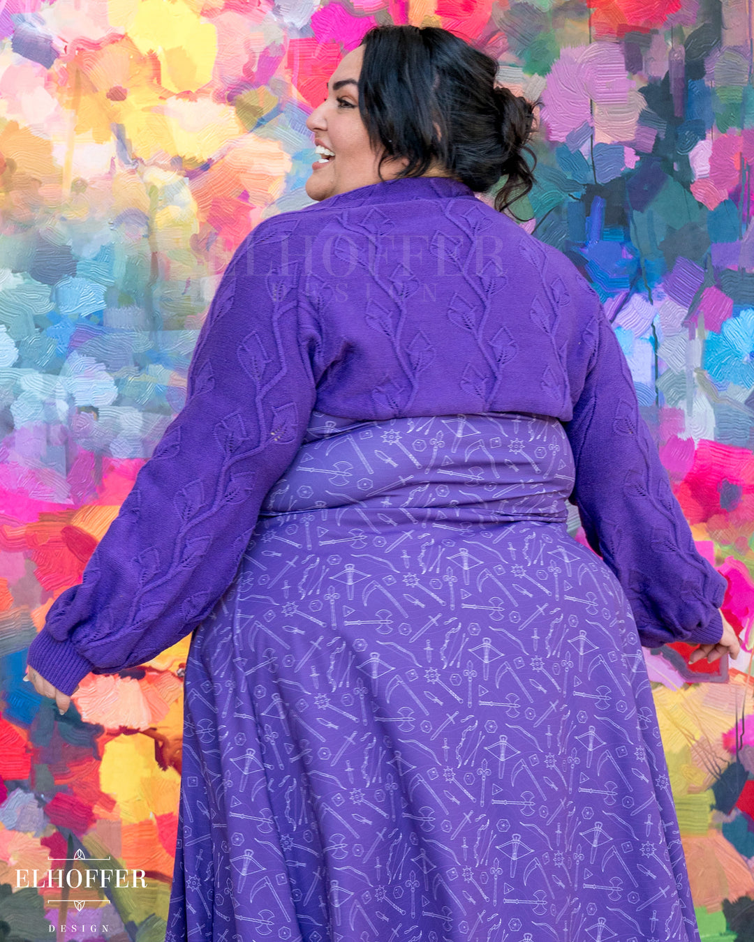 Elevensies Rosie Shrug - Moonrise Purple