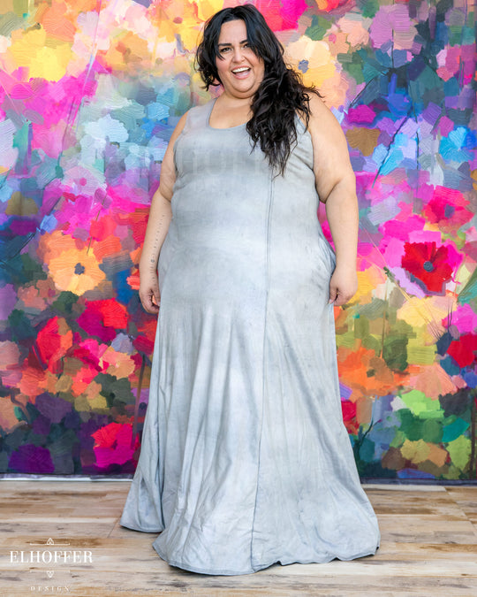 Essential Scorpio Maxi Dress - Distressed Liquid Holo - V Distressed - Final Sale