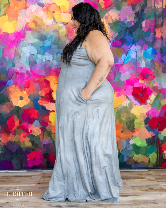 Essential Scorpio Maxi Dress - Distressed Liquid Holo - V Distressed - Final Sale