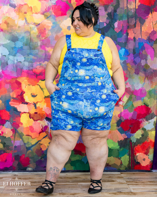 Essential Taurus Overalls - Starry Painting
