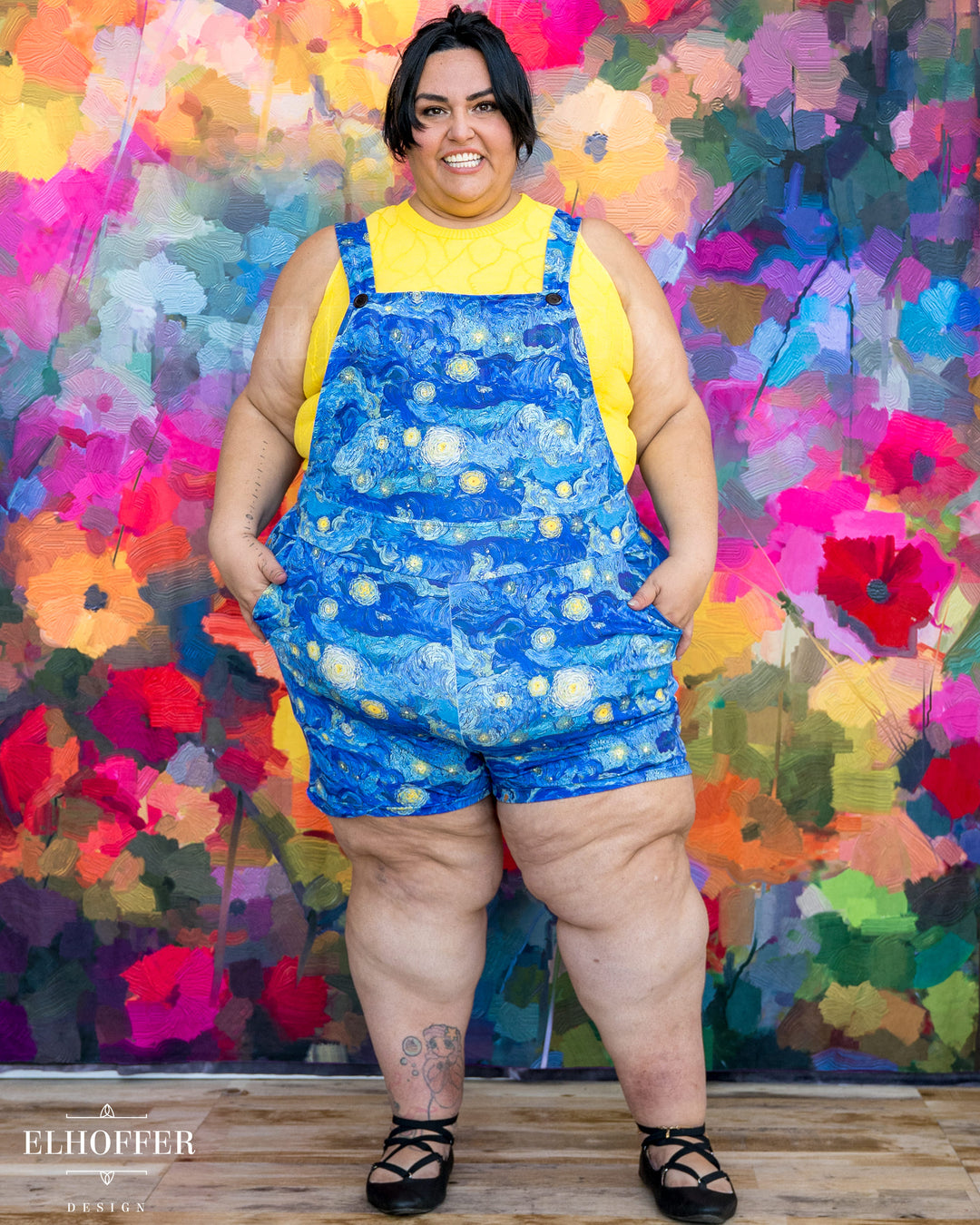 Essential Taurus Overalls - Starry Painting