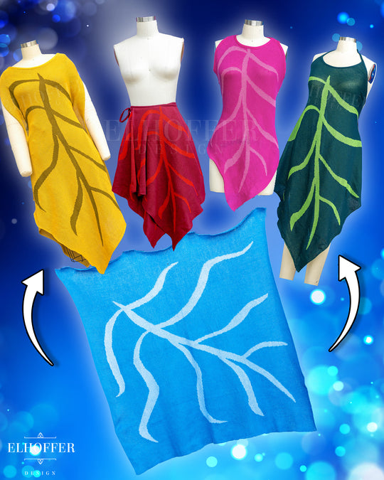 Customize Your Quest - Frosty Blue Leaf Knit