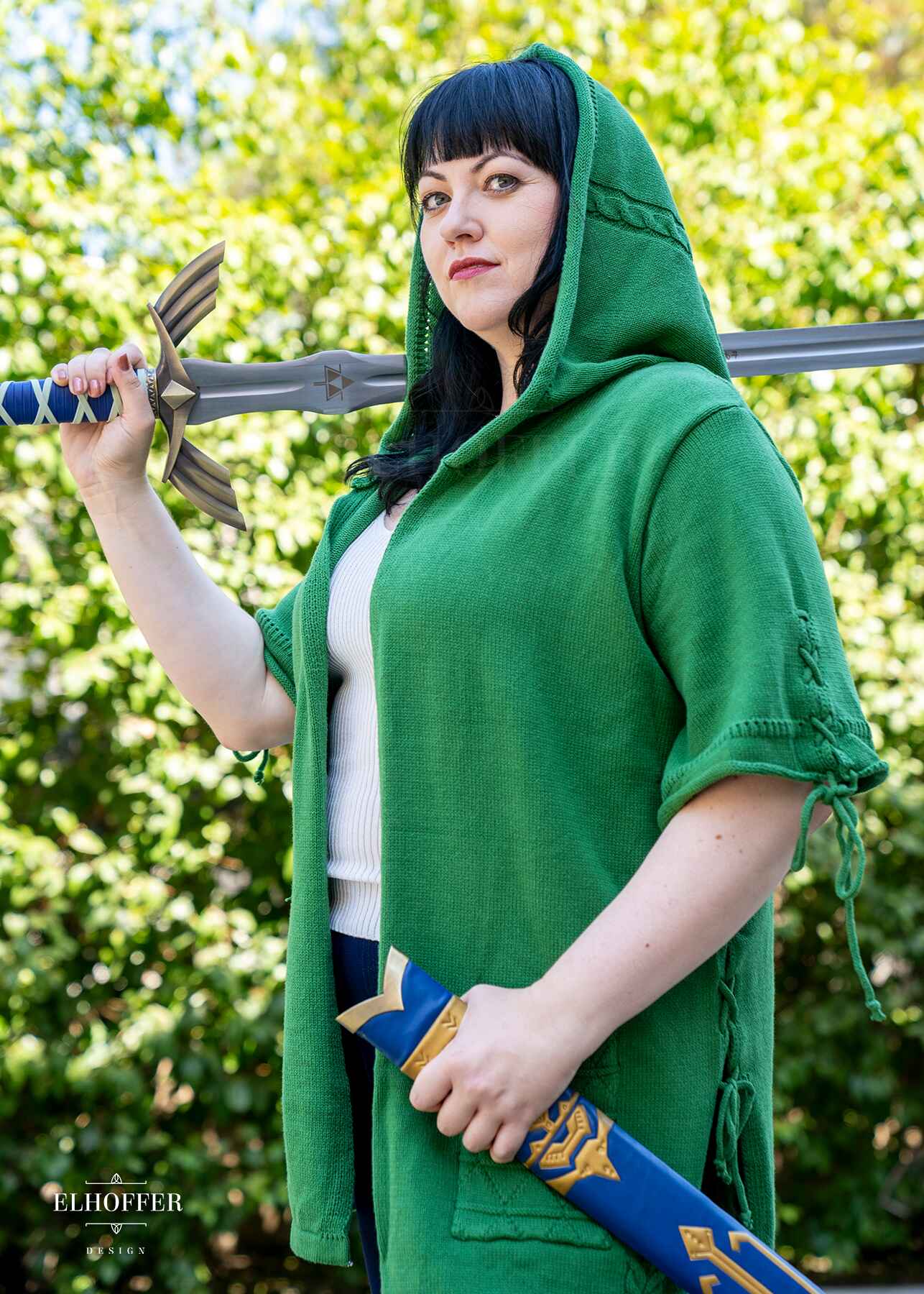 Hero of Time Unisex Hooded Cardigan