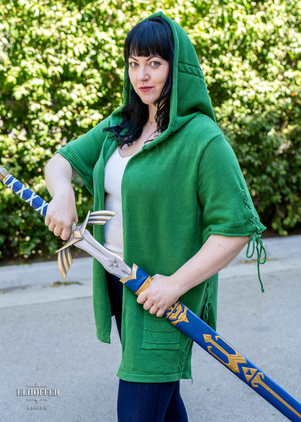 Hero of Time Unisex Hooded Cardigan Cardigan