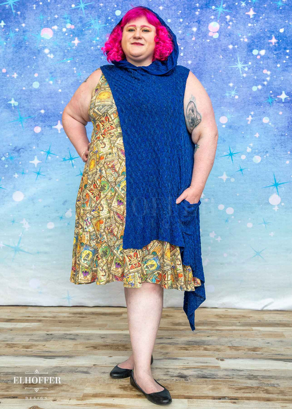 Essential Paladin Cape - Cobalt Knight Cape