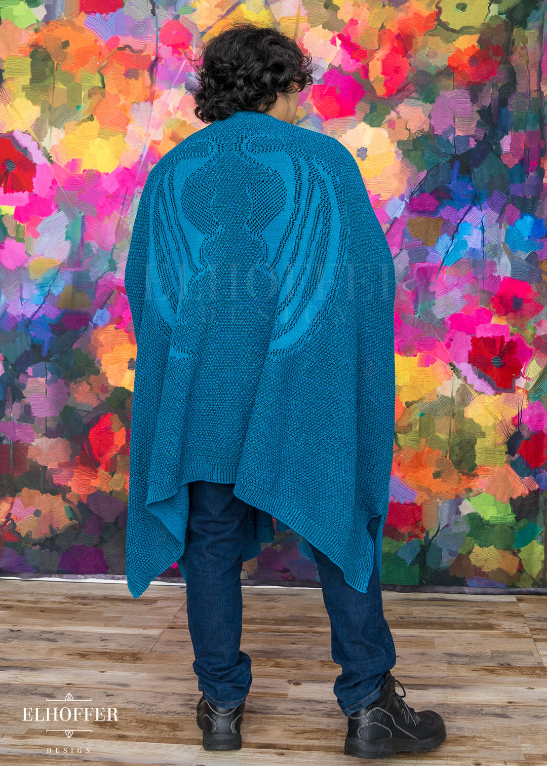 Fae of Night & Stars Knit Robe - Khaleesi Teal