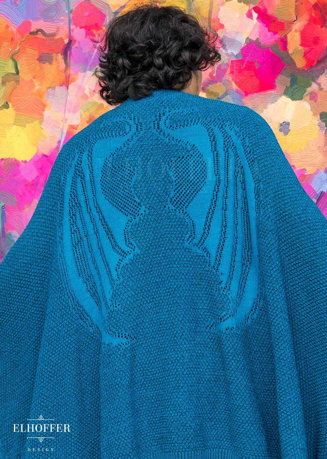 Fae of Night & Stars Knit Robe - Khaleesi Teal