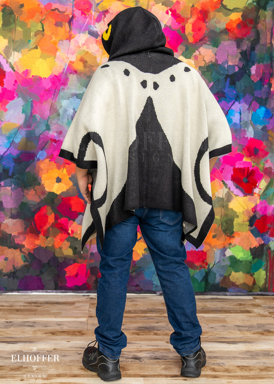 PREORDER - Sassy Magpie Hooded Poncho