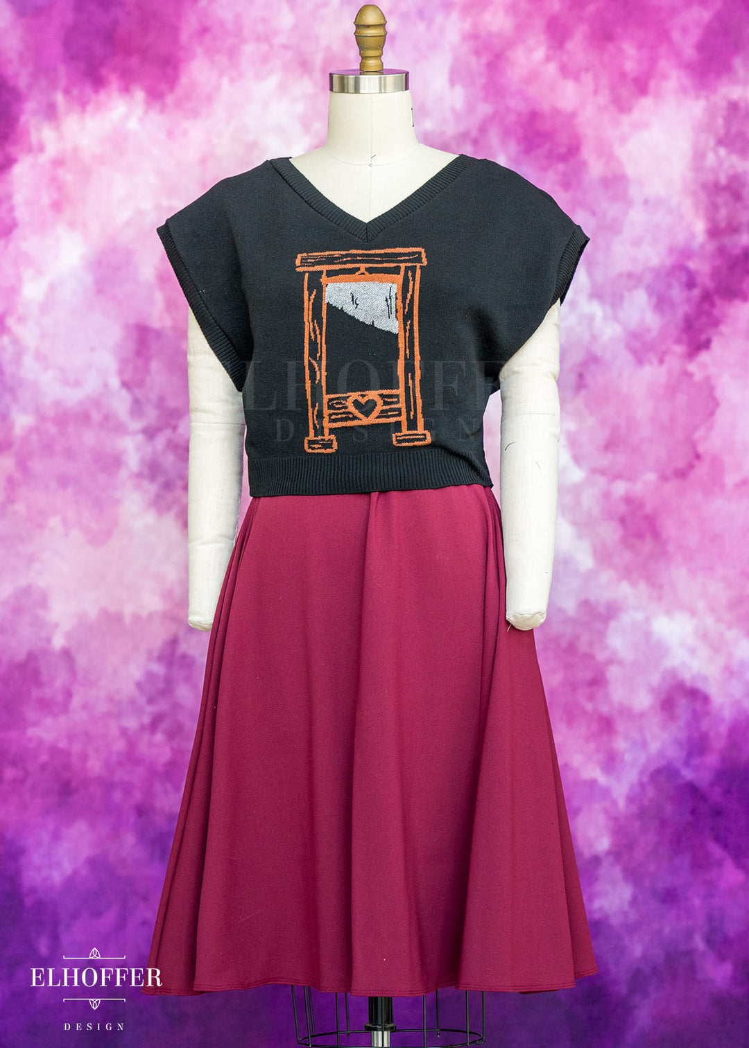 French Haircut Cropped Boxy Vest