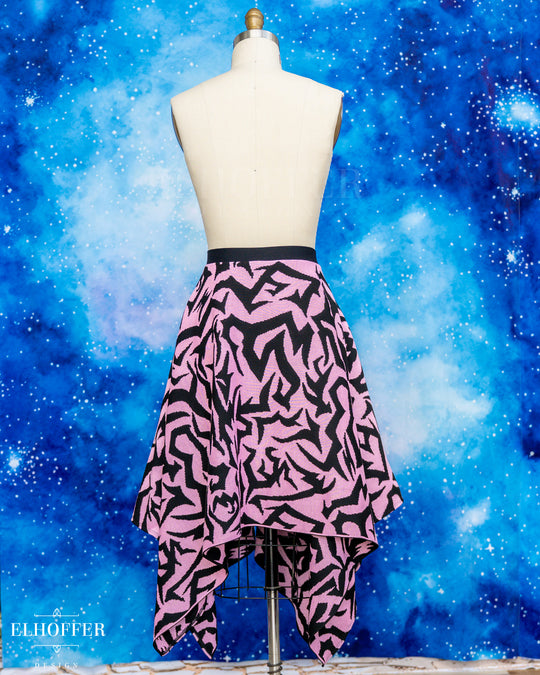 Demon Scars Knit Handkerchief Skirt
