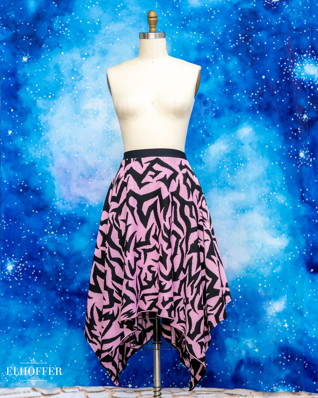 Demon Scars Knit Handkerchief Skirt