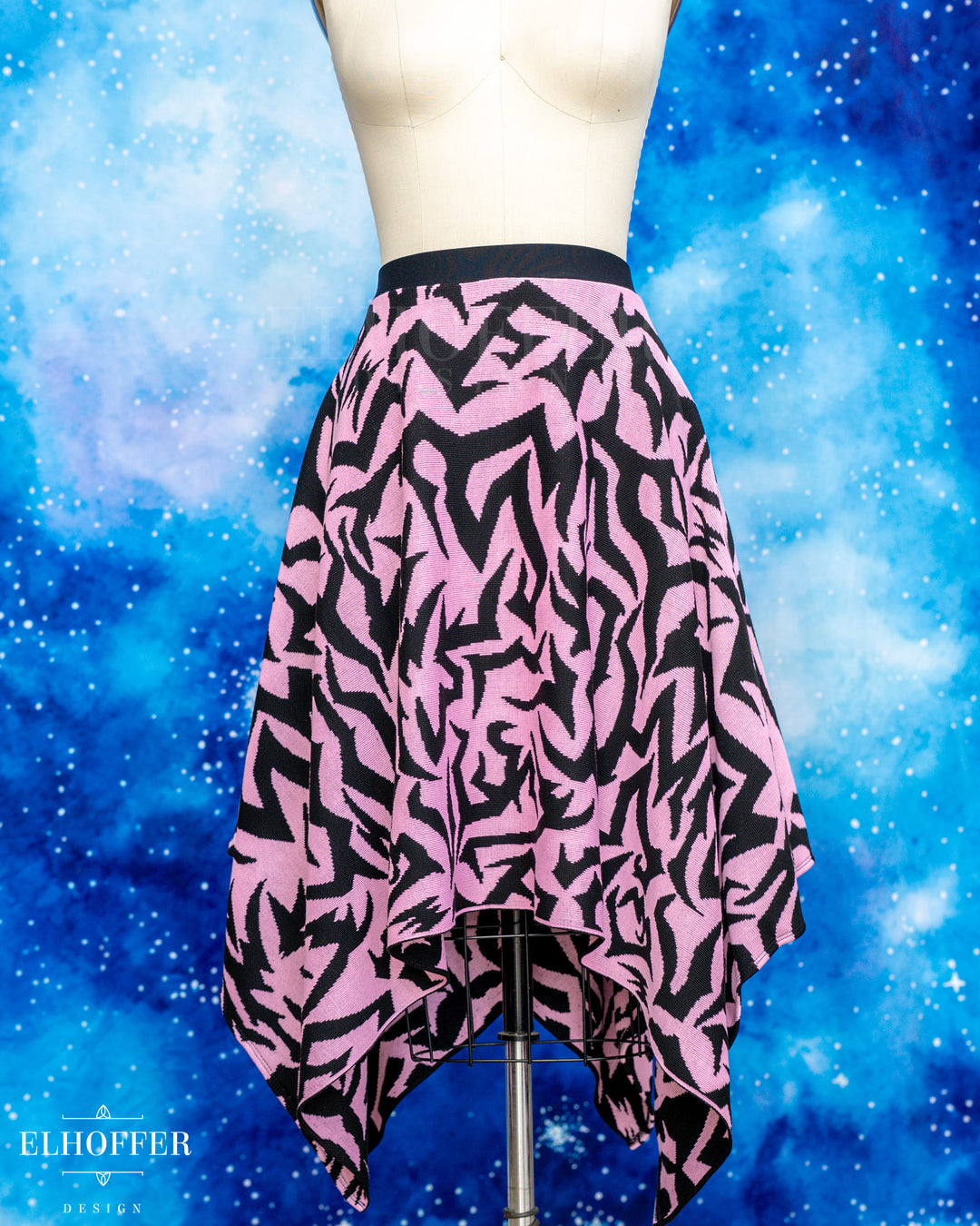 Demon Scars Knit Handkerchief Skirt