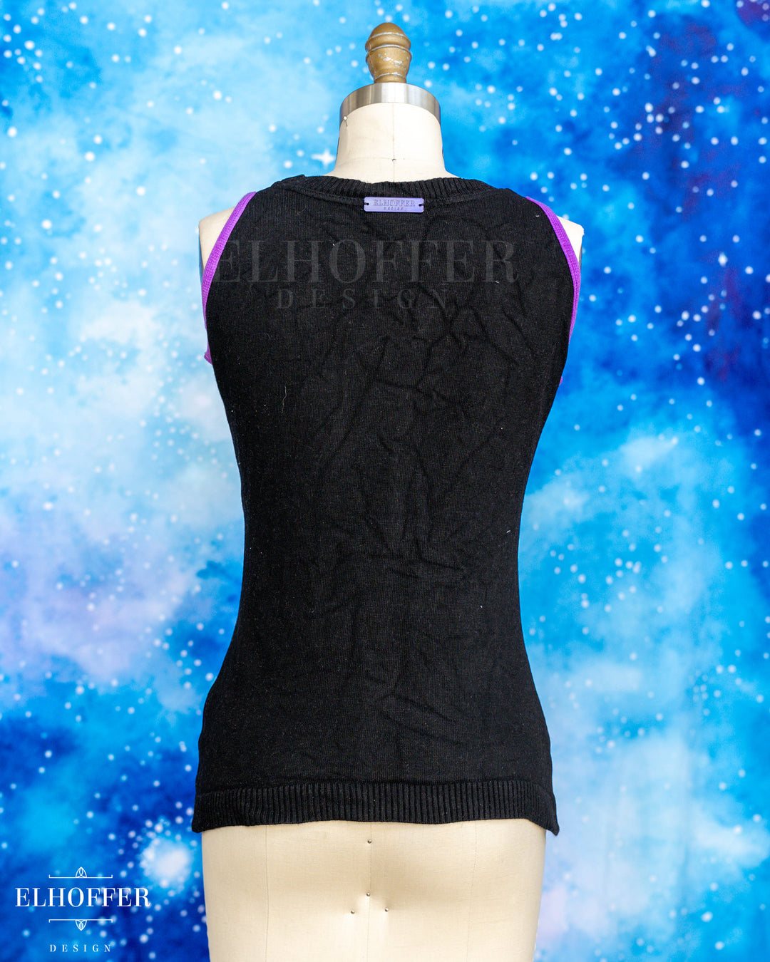 Hand Dyed - Marvelous Spark Shell - Purple - Size M - Final Sale