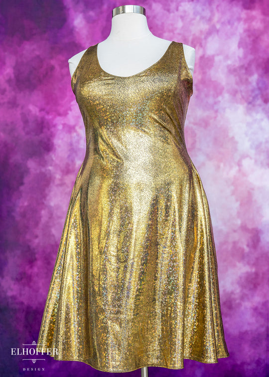 Essential Aquarius Knee Length Dress - Shattered Honmoon