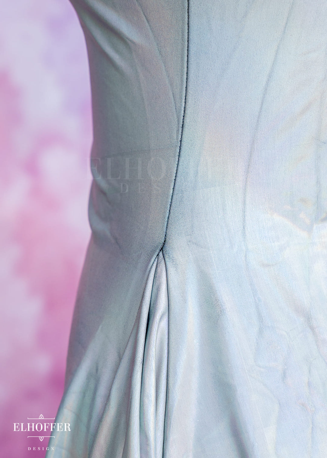 Essential Aquarius Knee Length Dress - Distressed Liquid Holo