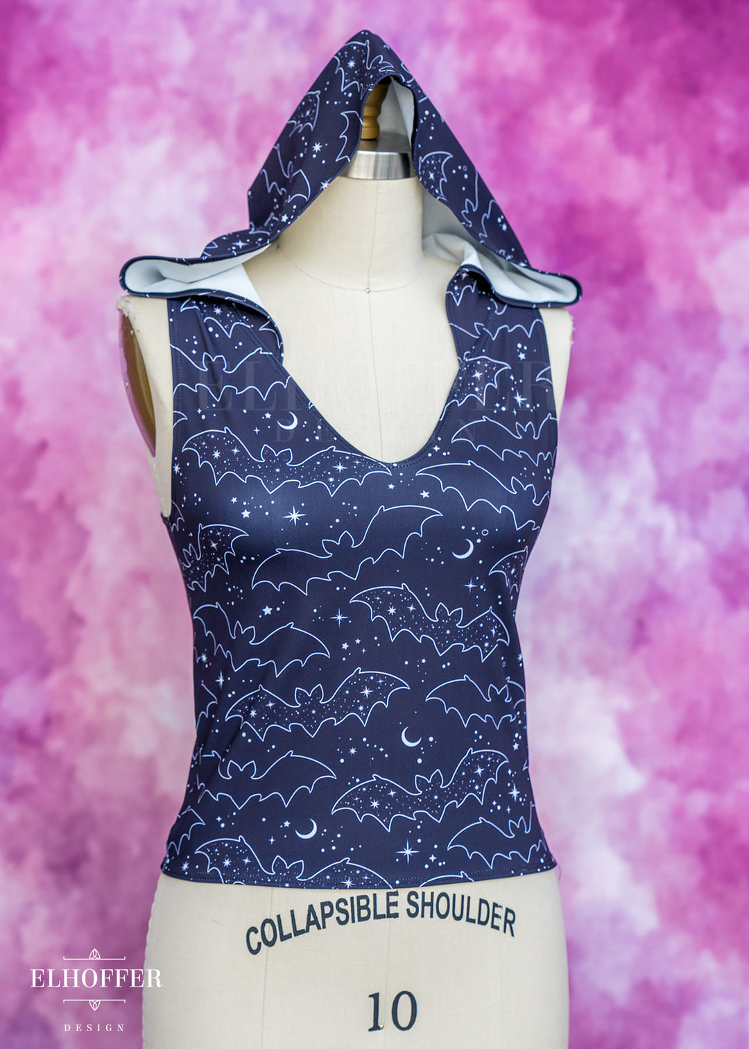 Essential Mara Hooded Top - Batty Witch Spandex