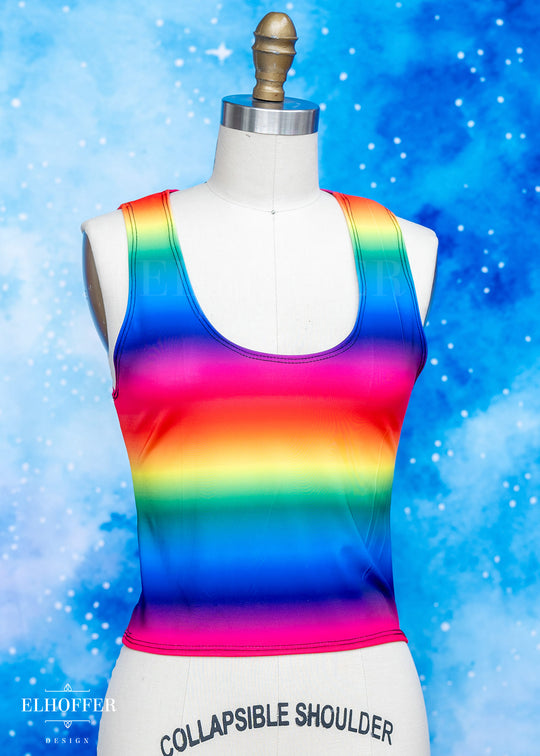 Handmade Buffy Crop Top - Spectrum