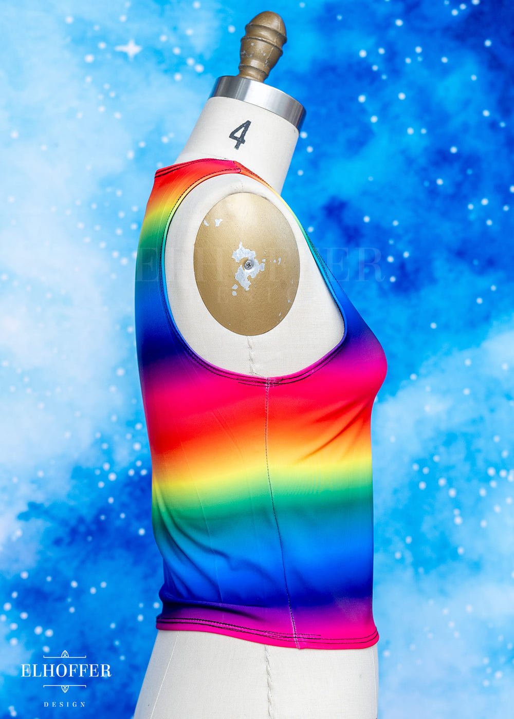 Handmade Buffy Crop Top - Spectrum