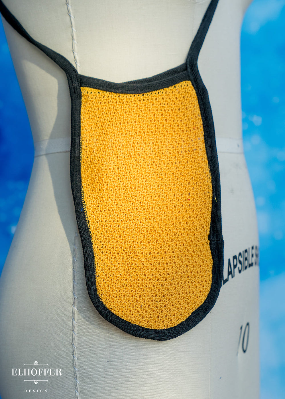 Knit Cross-Body Pouchette - You Belong with Mustard