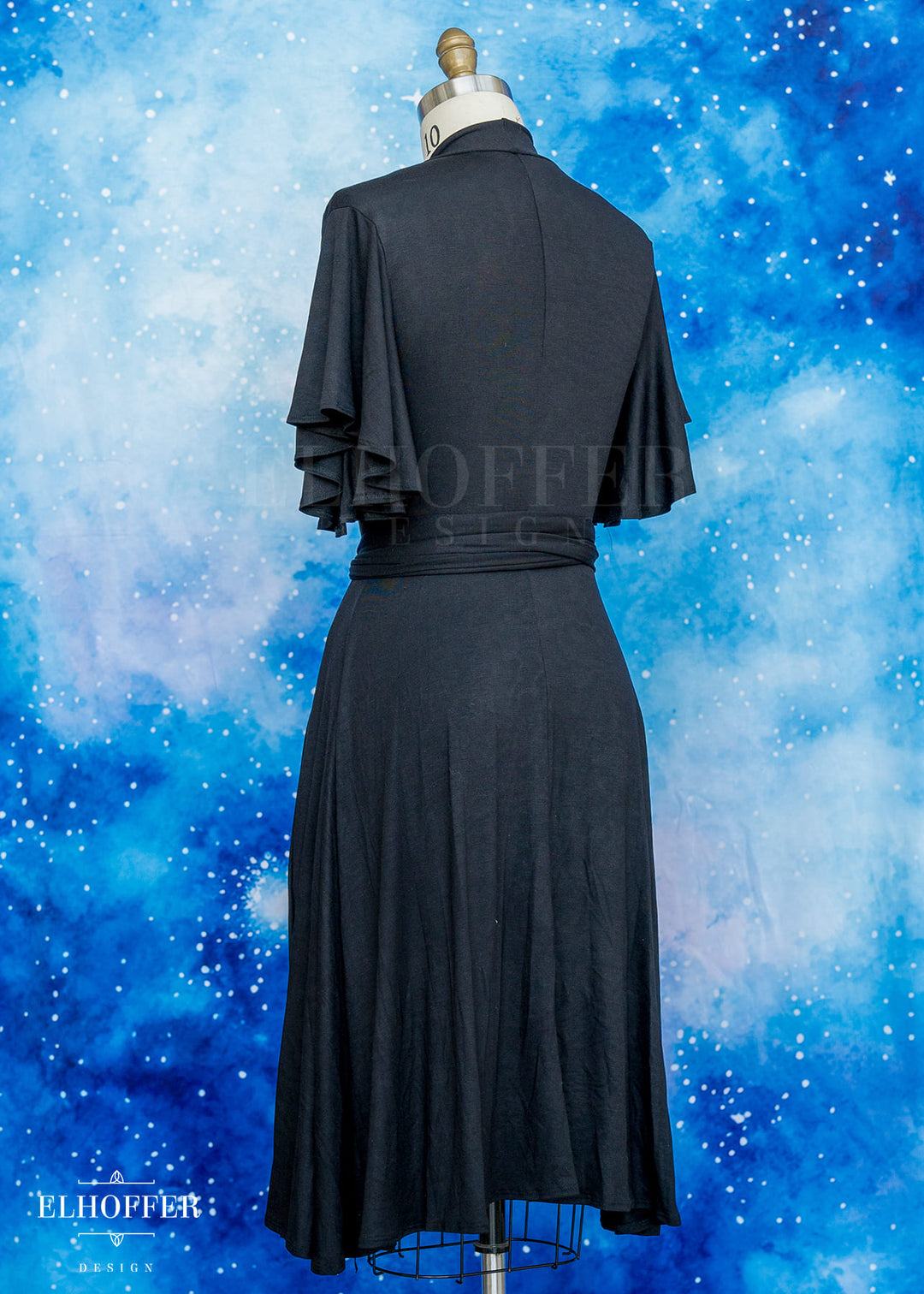 Essential Luisa Wrap Dress - Cozy Black