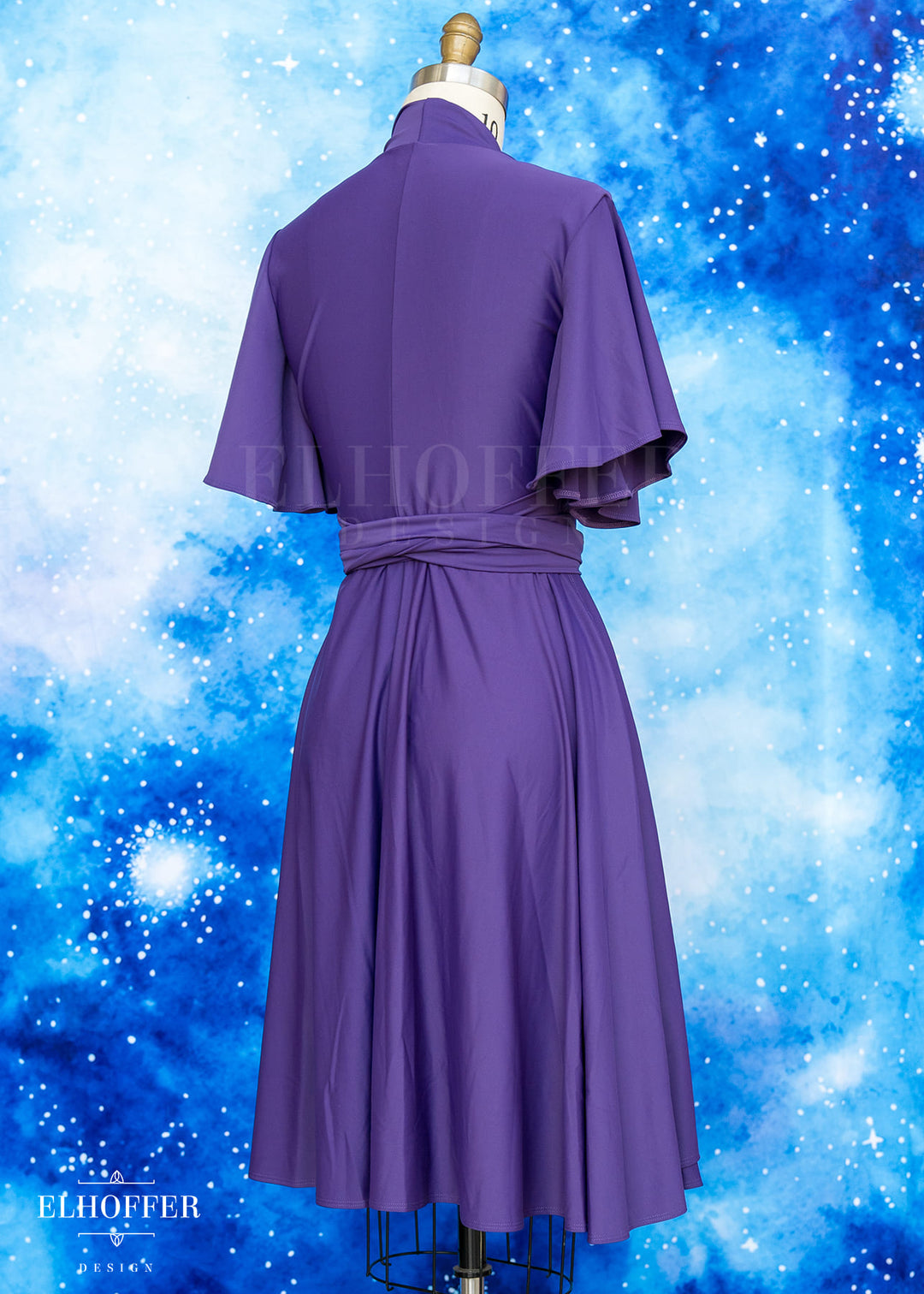 Essential Luisa Wrap Dress - Purple Haze Spandex