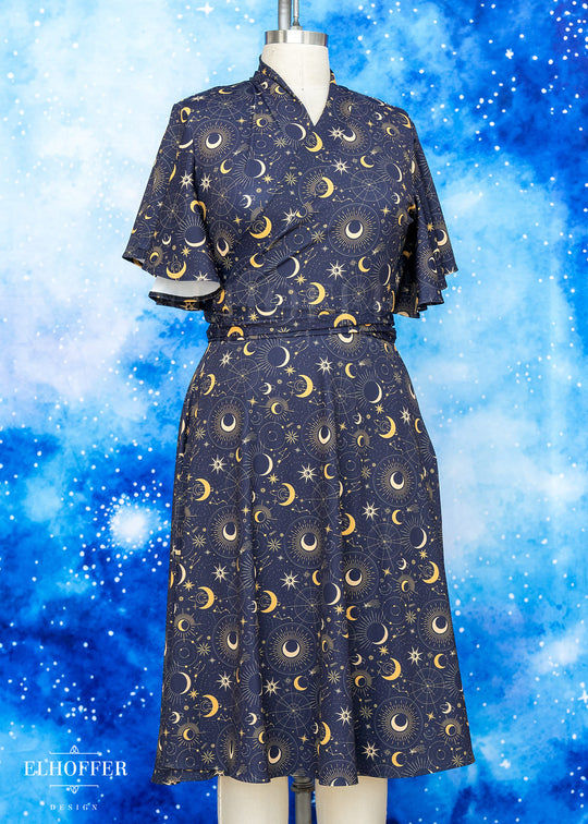 Essential Luisa Wrap Dress - Celestial Magic
