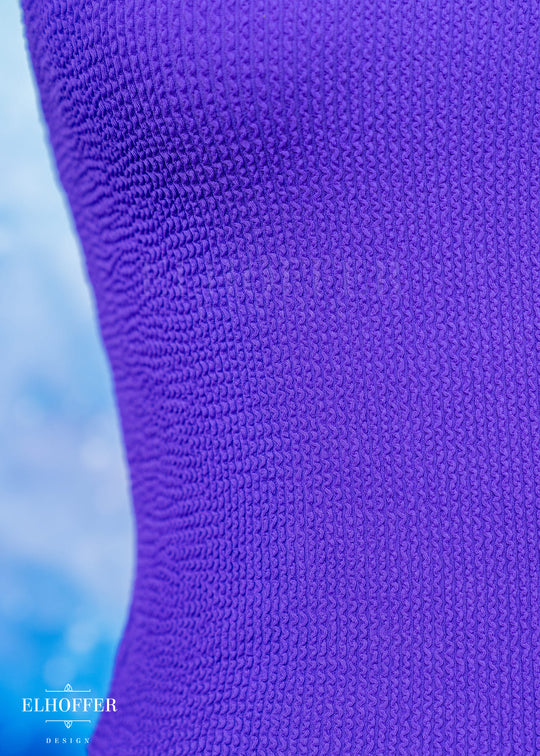 Essential Buffy Crop Top - Textured Princess Purple
