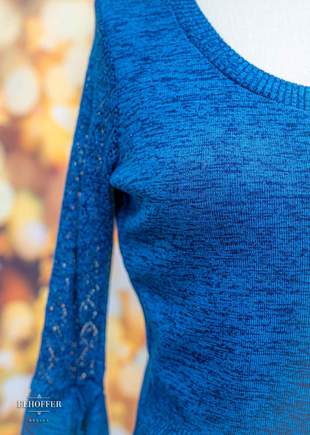 Elven Coronation Cardigan - Enchanted River Blue